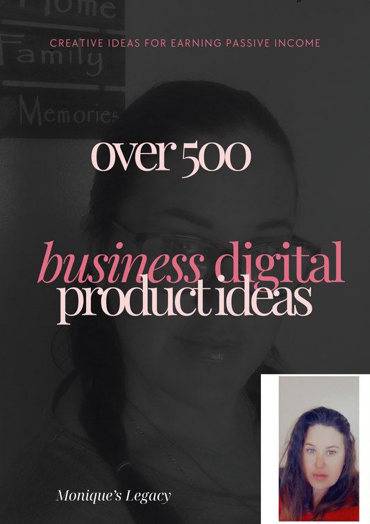500 Digital Product Ideas