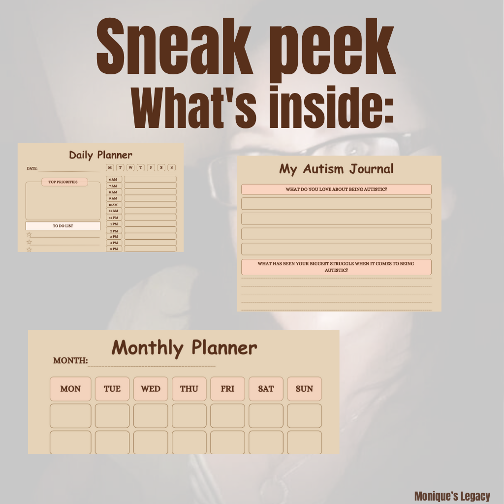 Autism Planner for the Business queen with Autism - Freebie