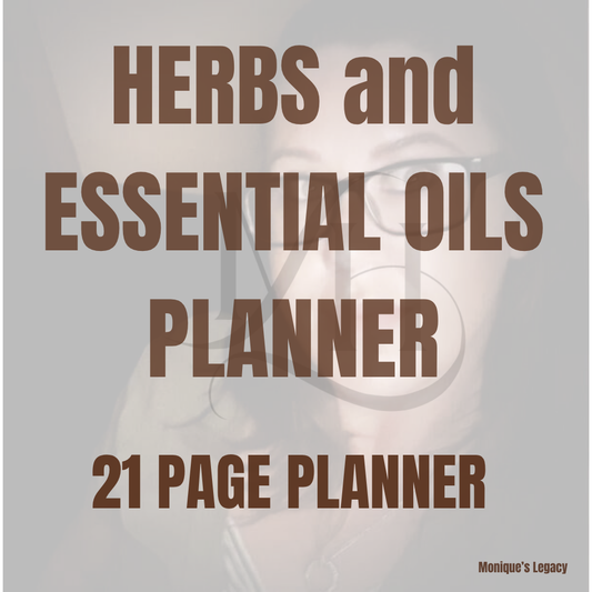 Herbs and Essential oils Planner
