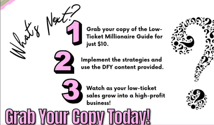 Low Ticket Millionaires