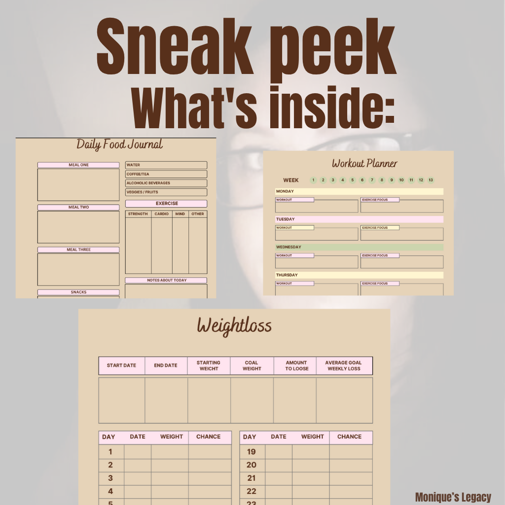 Weight Loss Planner - Freebie